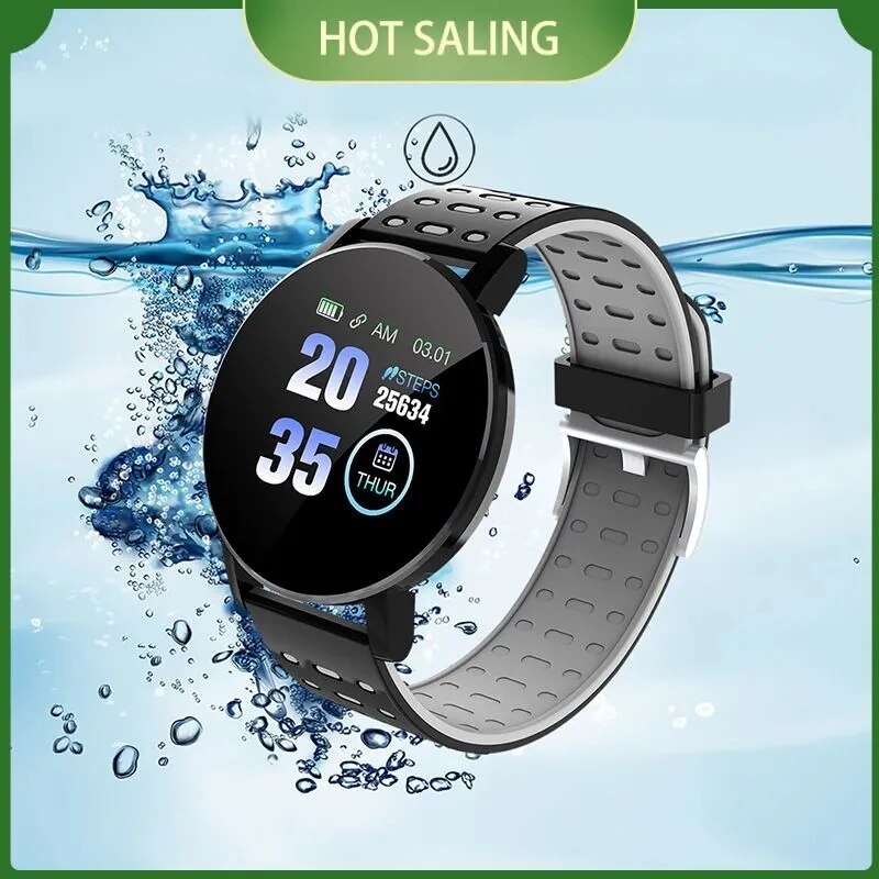 119S Smartwatch Bluetooth Smart Watch Men Blood Pressure Women Smart Band Clock Sports Fitness Tracker Watch For Android IOS